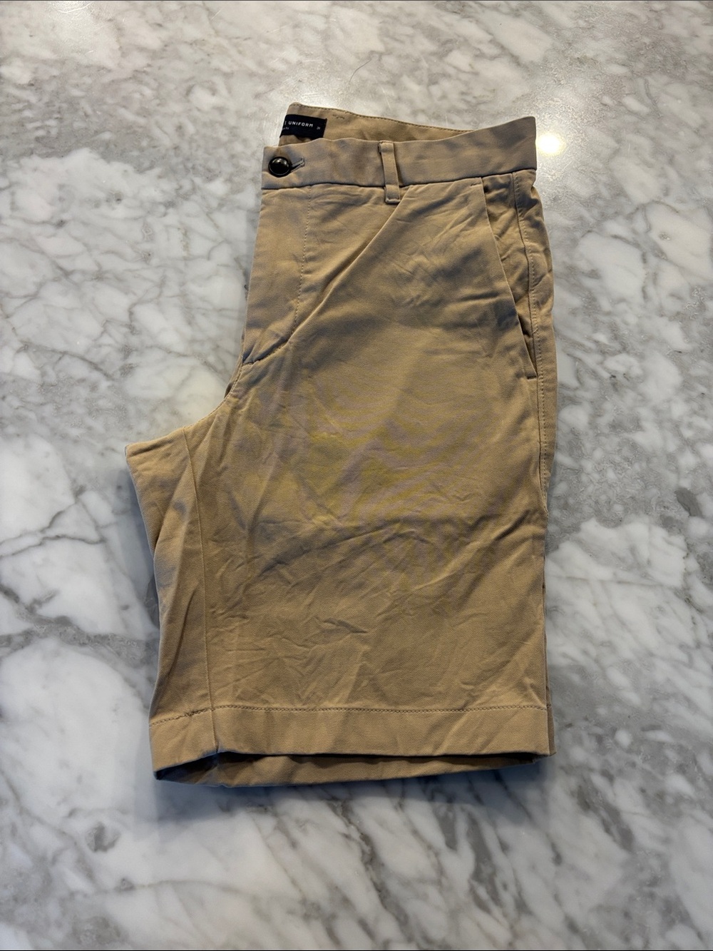 Everlane Tan Slim-Fit Chino Shorts
